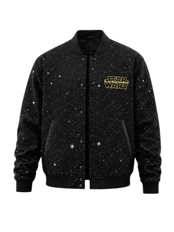 Ryan Gosling Star Wars Starfighter 2027 Black Varsity Jacket