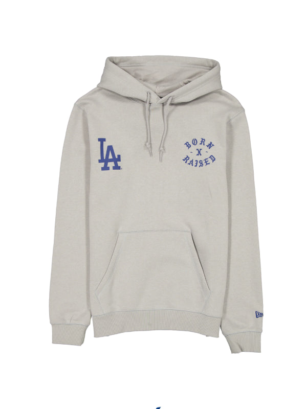 Born-x-Raised-Dodgers-LGD-Rocker-Grey-Hoodie