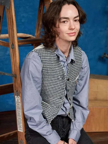 Brigette Lundy Paine Houndstooth Vest