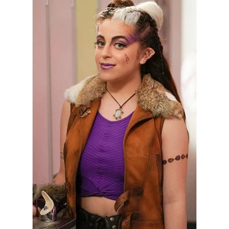 Ariel Martin Zombies 2 Wynter Brown Leather Vest