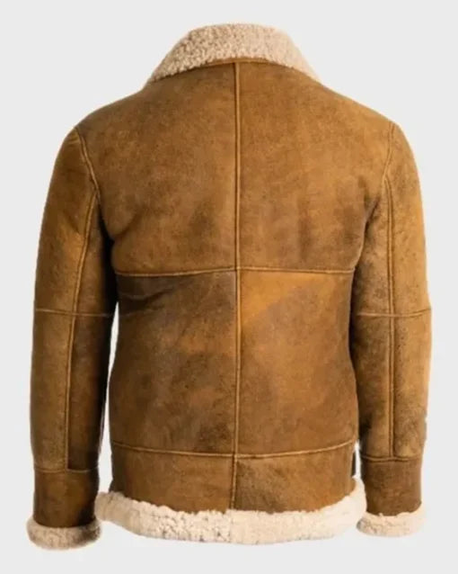 Jay Brown Sheepskin Leather Jacket