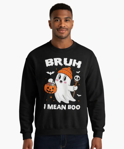 Bruh-I-Mean-Boo-Ghost-Pumpkin-Spooky-Halloween-Printed-Black-Sweatshirt-Mens-600x720