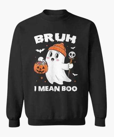 Bruh-I-Mean-Boo-Ghost-Pumpkin-Sweatshirt
