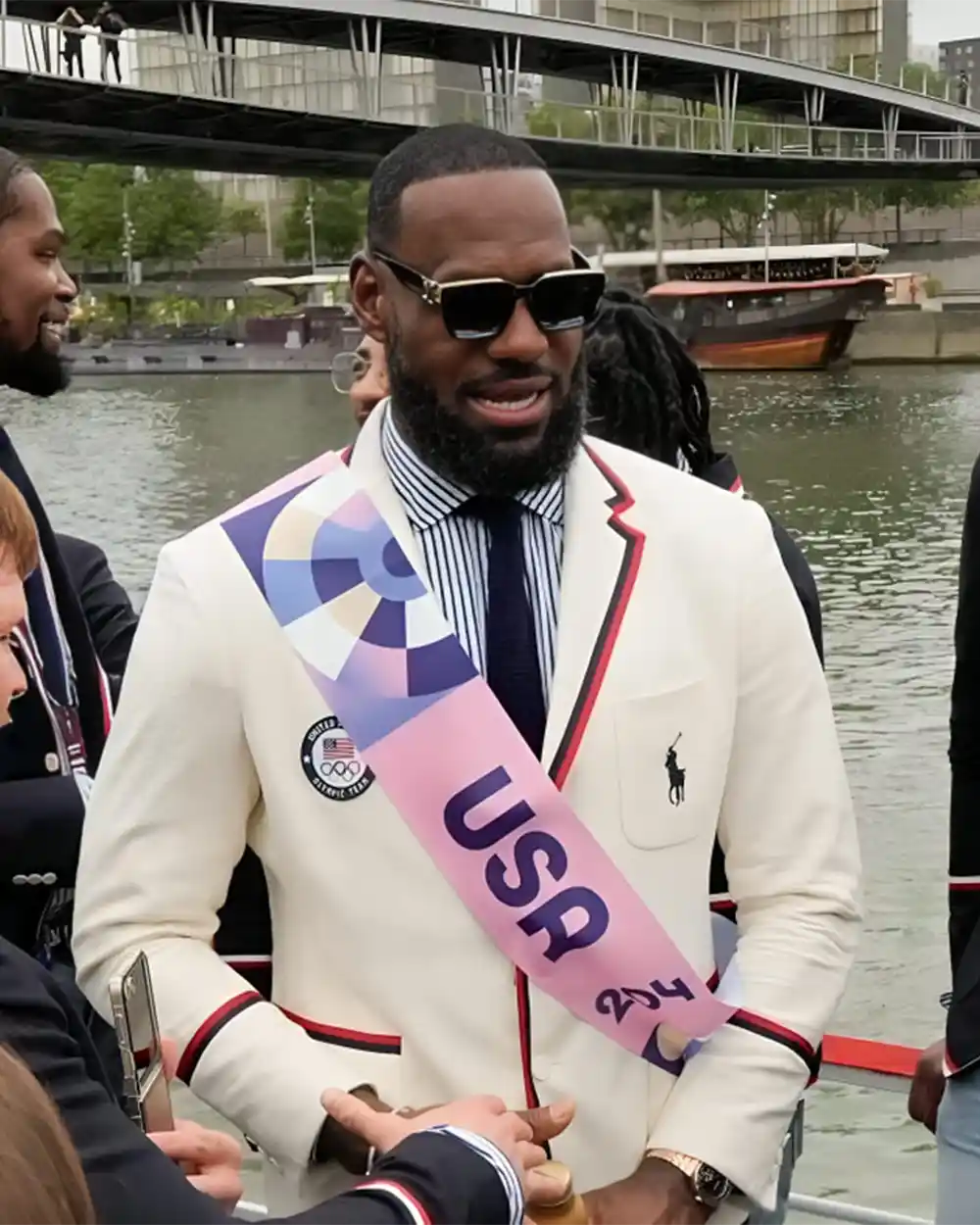 2024 Paris Olympics Team USA Blazer Lebron James