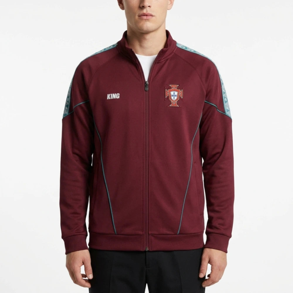 Cristiano Ronaldo FIFA World Cup 2026 Maroon Track Jacket
