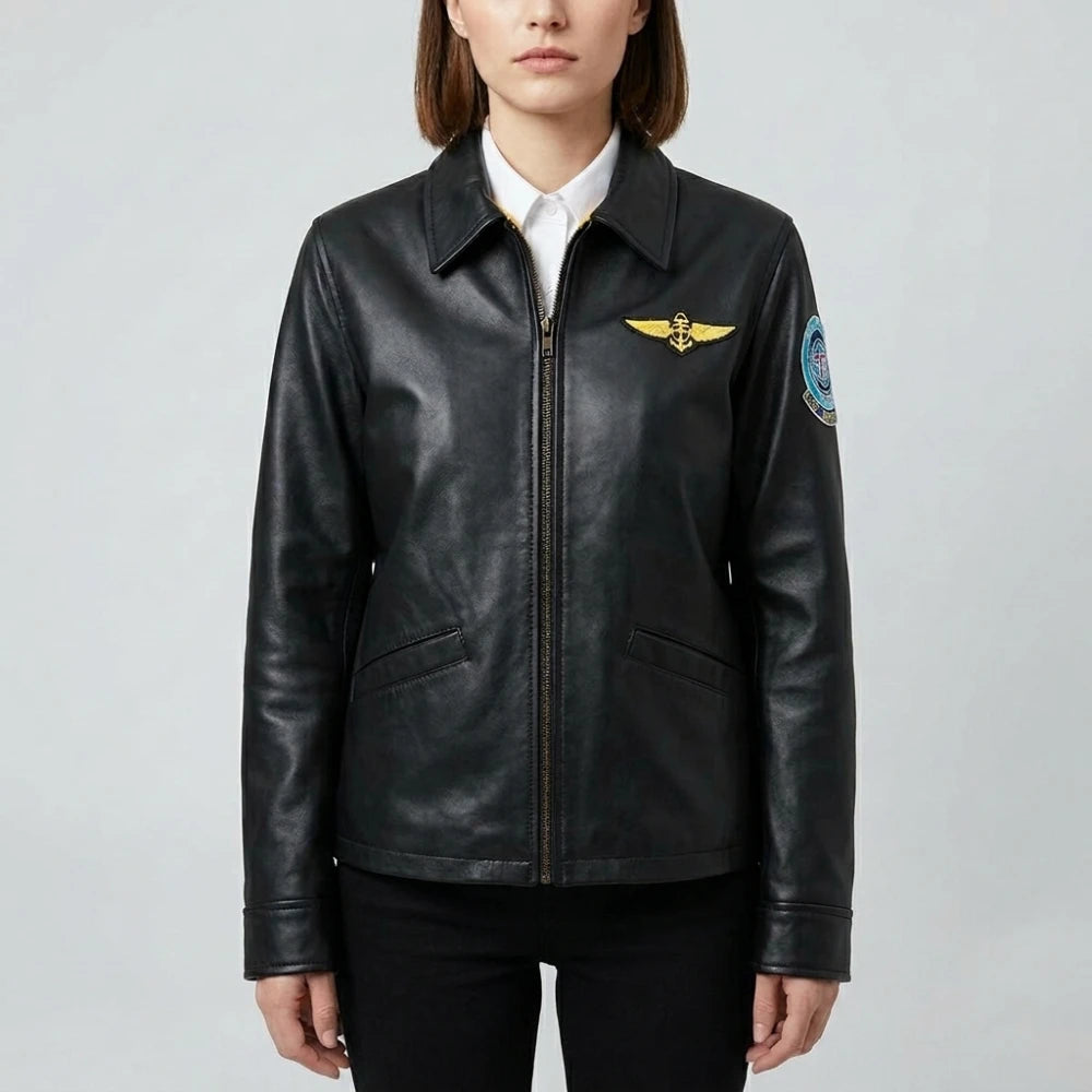 Buy Charlie Top Gun Leather Jacket
