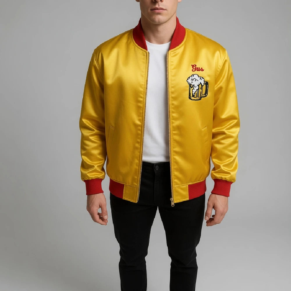 Buy Yellow Kenosha Kickers Bomber Jacket  
