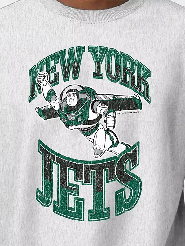 Heather Gray Buzz Lightyear Pullover Sweatshirt