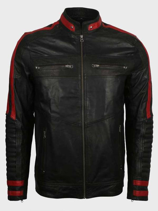 Cafe-Racer-Black-Leather-Jacket-For-Mens