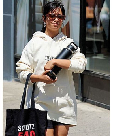 Camila Cabello Sporty Eras Tour White Hoodie