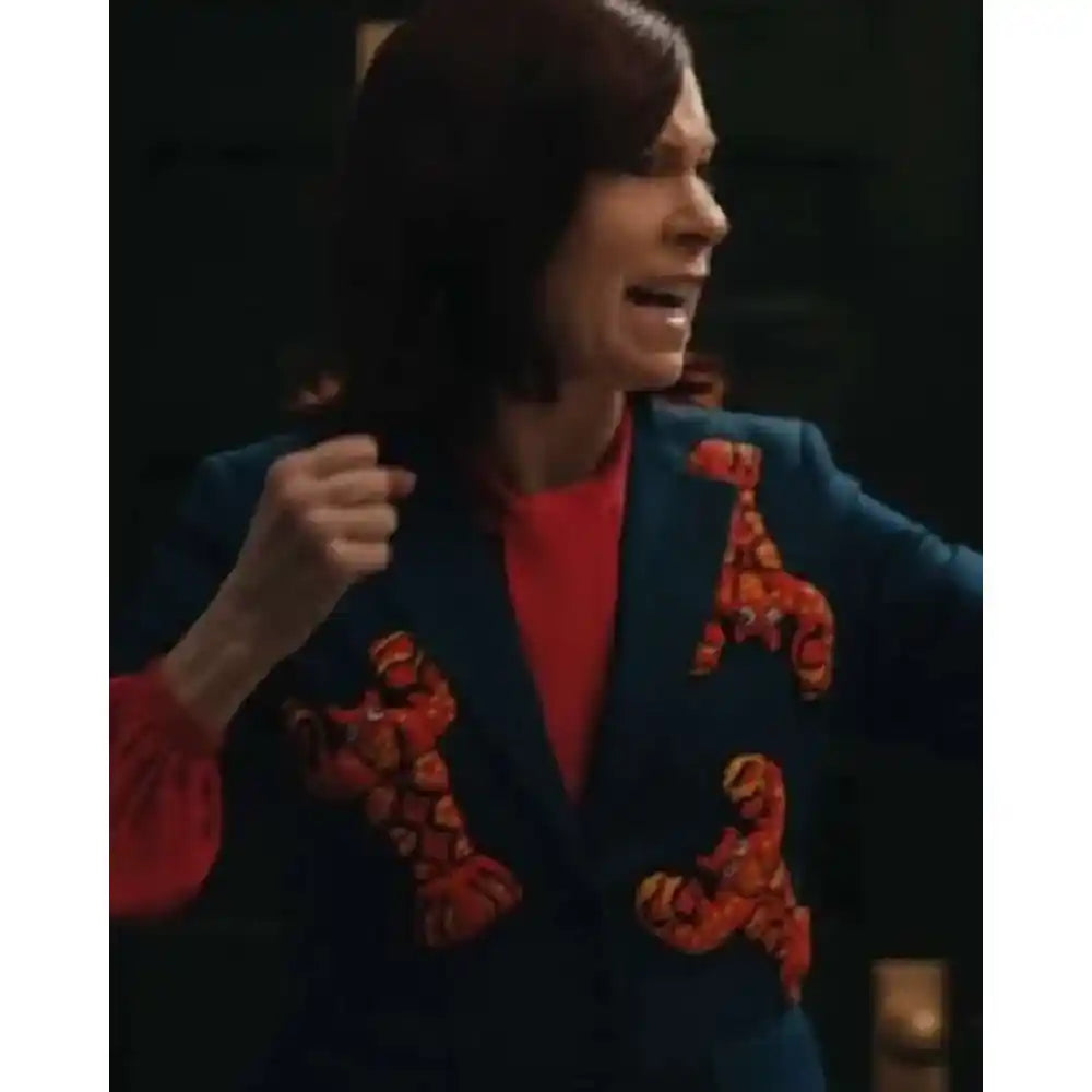 Carrie Preston 2024 TV coat
