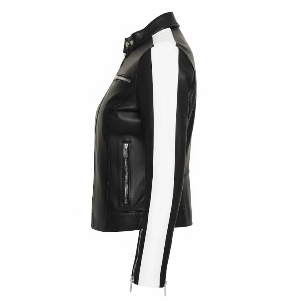 Chic Black Zipper Pocket Jacket