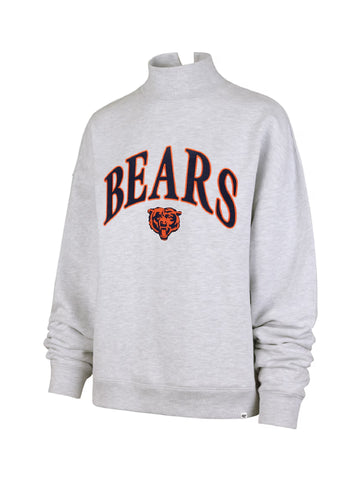 Chicago-Bears-47-Womens-Vantage-Mock-Neck-Pullover-Sweatshirt-Heather-Gray