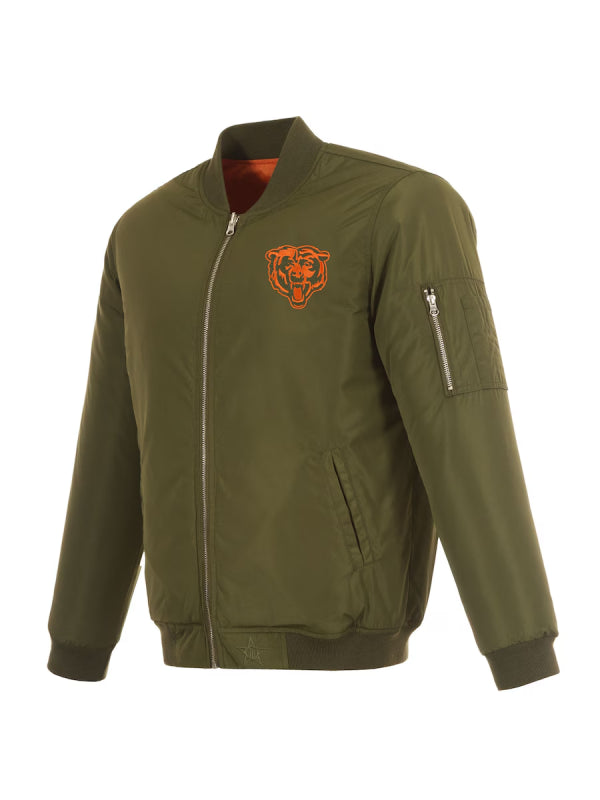 Chicago-Bears-Reversible-Bomber-Jacket