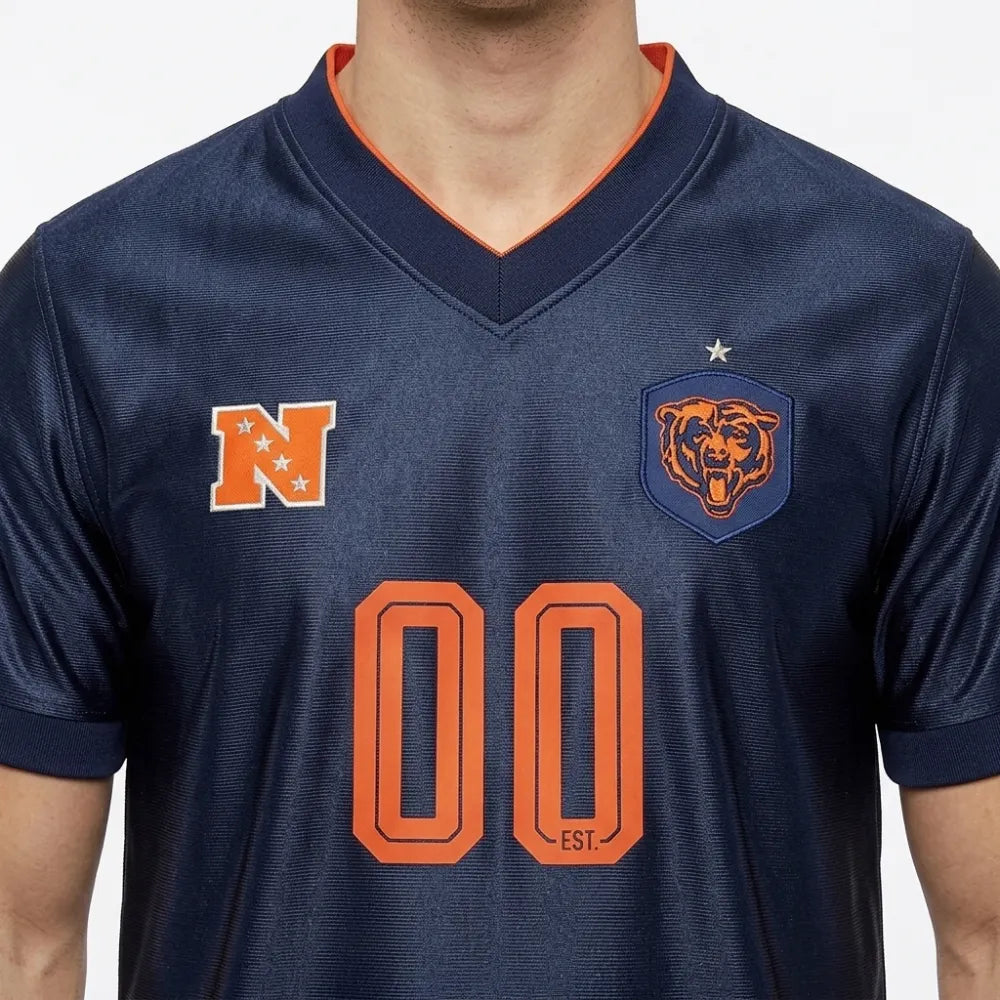 Chicago Bears Football x Football V-Neck Custom Shirt