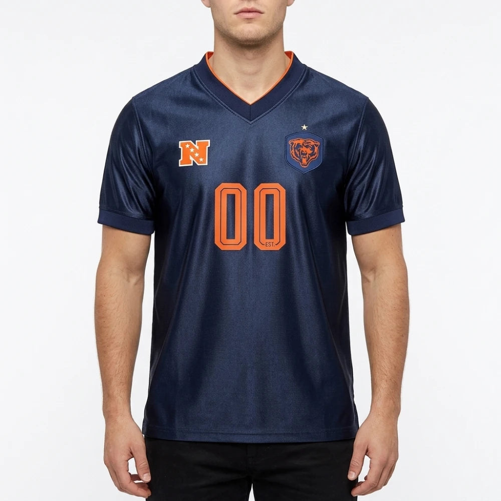 Chicago Bears Football x Football V-Neck Custom Shirt