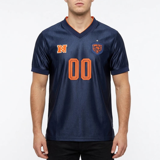Chicago Bears Football x Football V-Neck Custom Shirt
