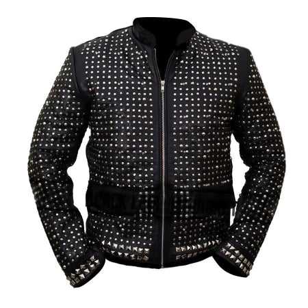 Chris Jericho Sparkle Light Up WWE Leather Jacket