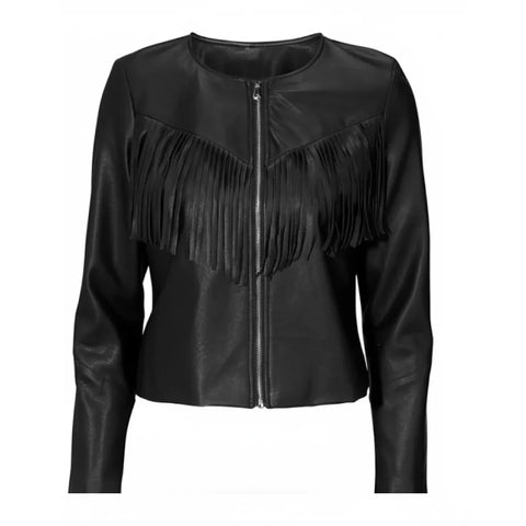 Classic Western Style Leather Jacket
