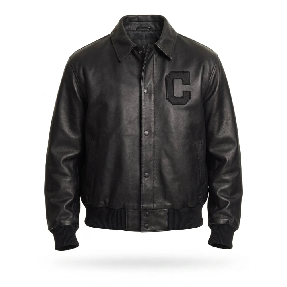 Cleveland Guardians Leather Jacket