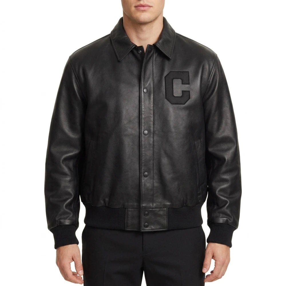 Cleveland Guardians Leather Jacket