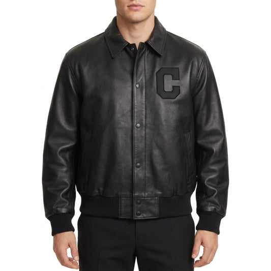 Cleveland Guardians Leather Jacket
