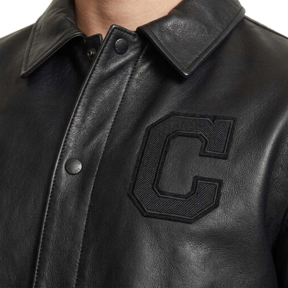 Cleveland Guardians Leather Jacket