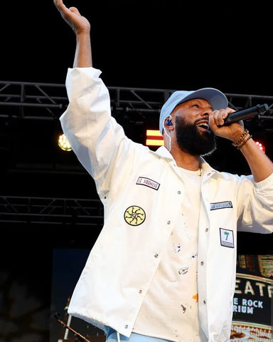 Common NYC Concert White Jacket