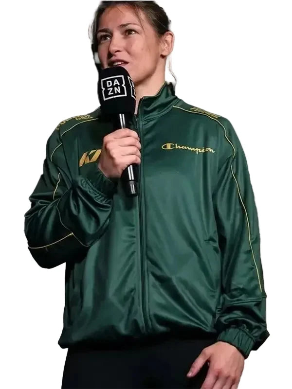 Katie Taylor Green Jacket