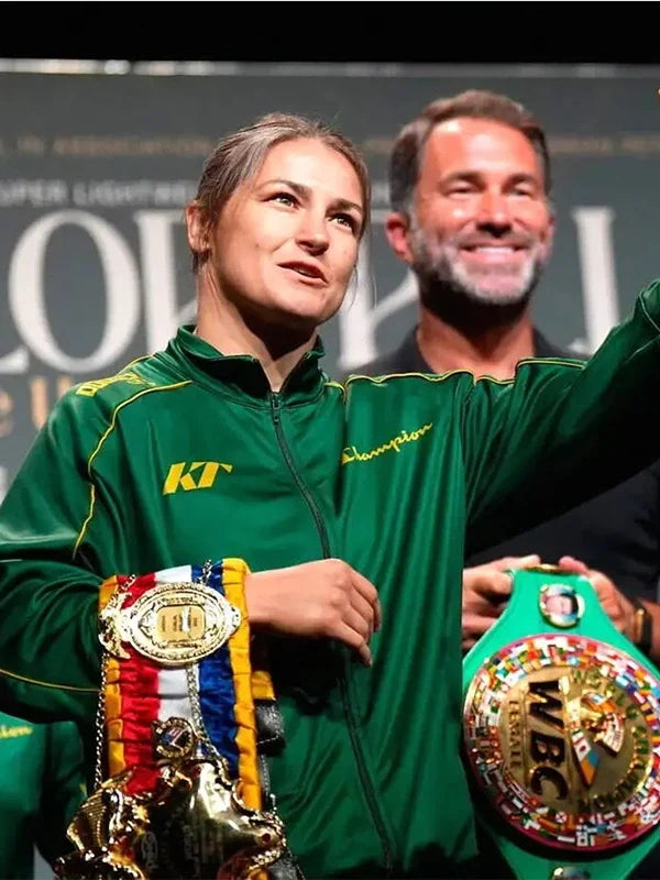 Katie Taylor Green Jacket