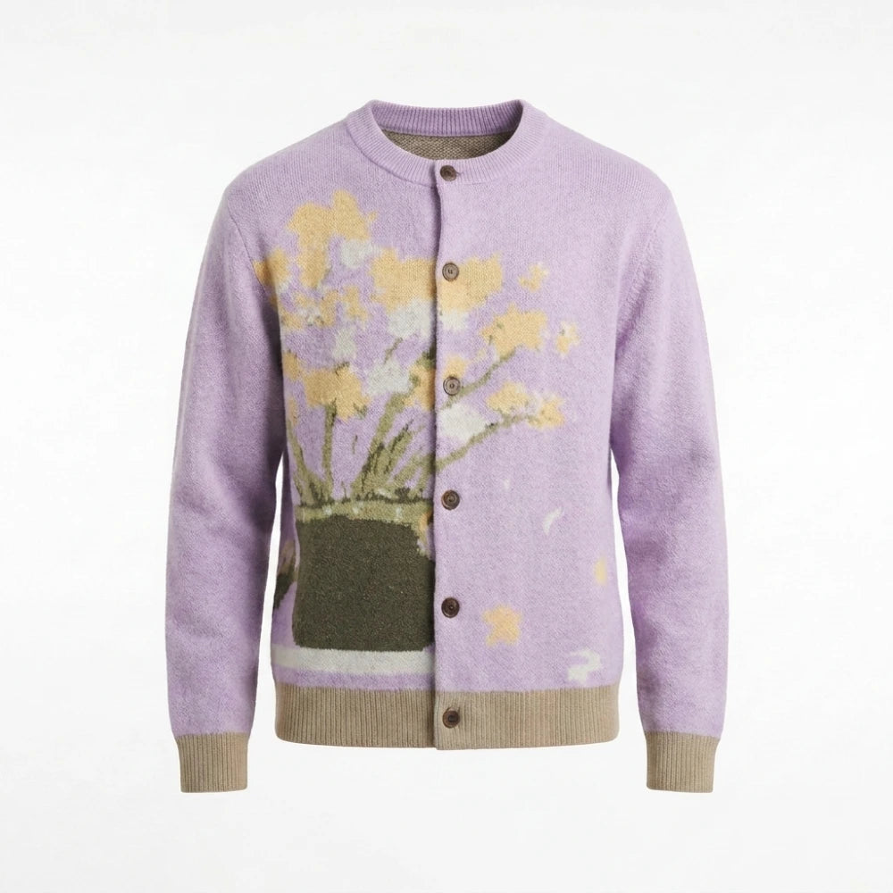 David Bromstad My Lottery Dream Home S19 Floral Cardigan