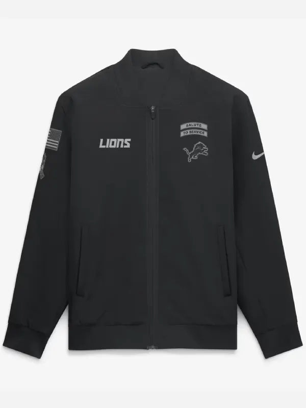 Detroit Lions Salute to Service Bomber Jacket 2026