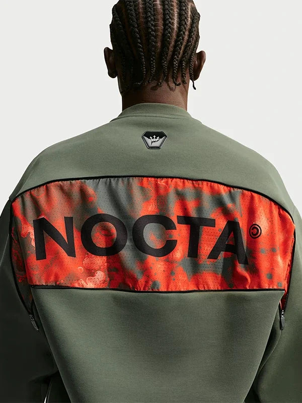 Drake Nike x NOCTA Marquis Crew-Neck Green Sweatshirt
