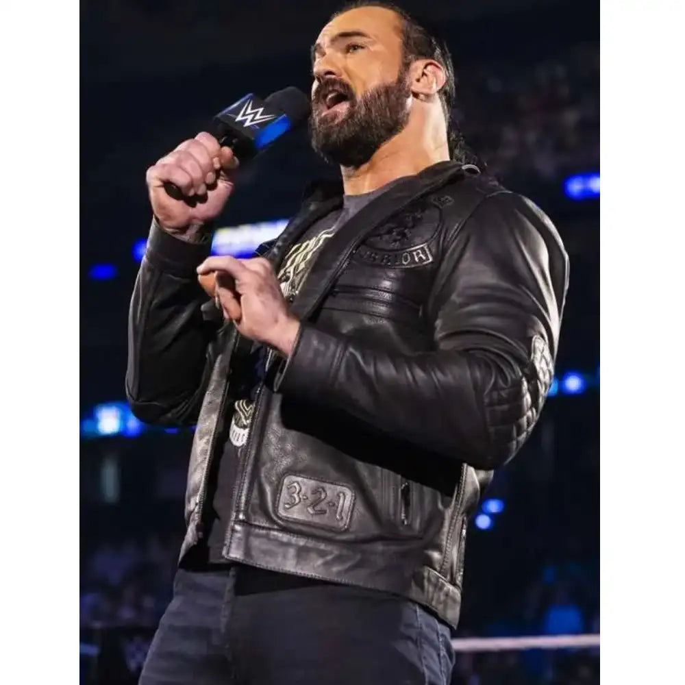 Drew McIntyre leather jacket
