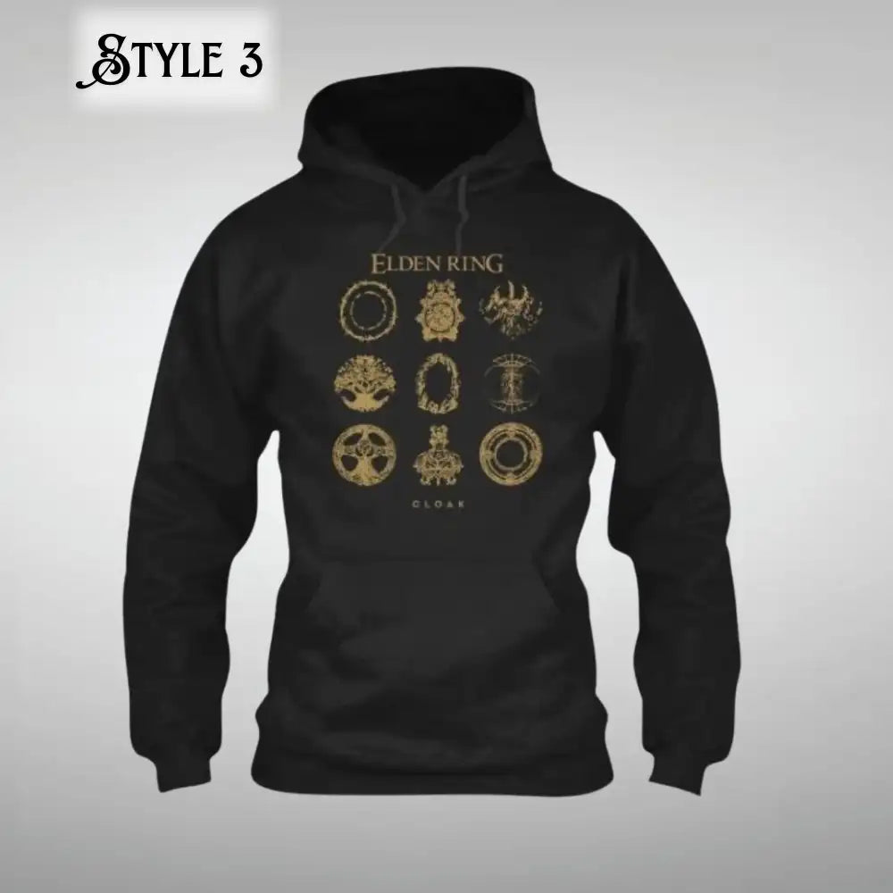 Elden Ring black fleece Hoodie

