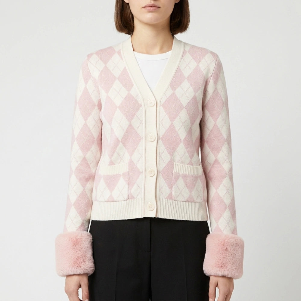 Elle 2026 Lexi Minetree Pink Cardigan
