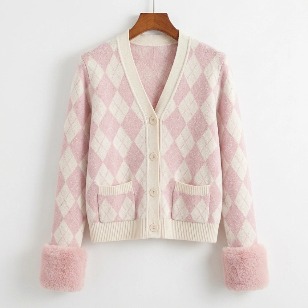 Elle 2026 Lexi Minetree Pink Cardigan