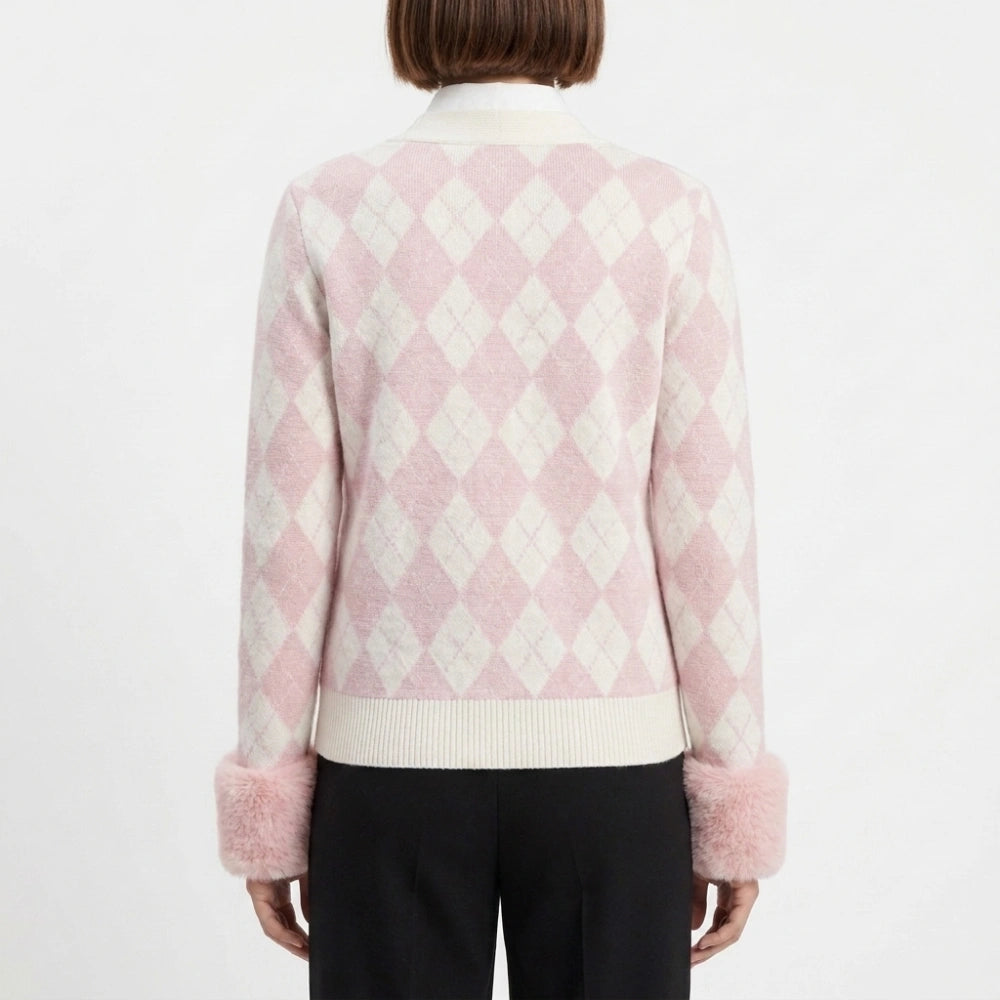 Elle 2026 Lexi Minetree Pink Cardigan