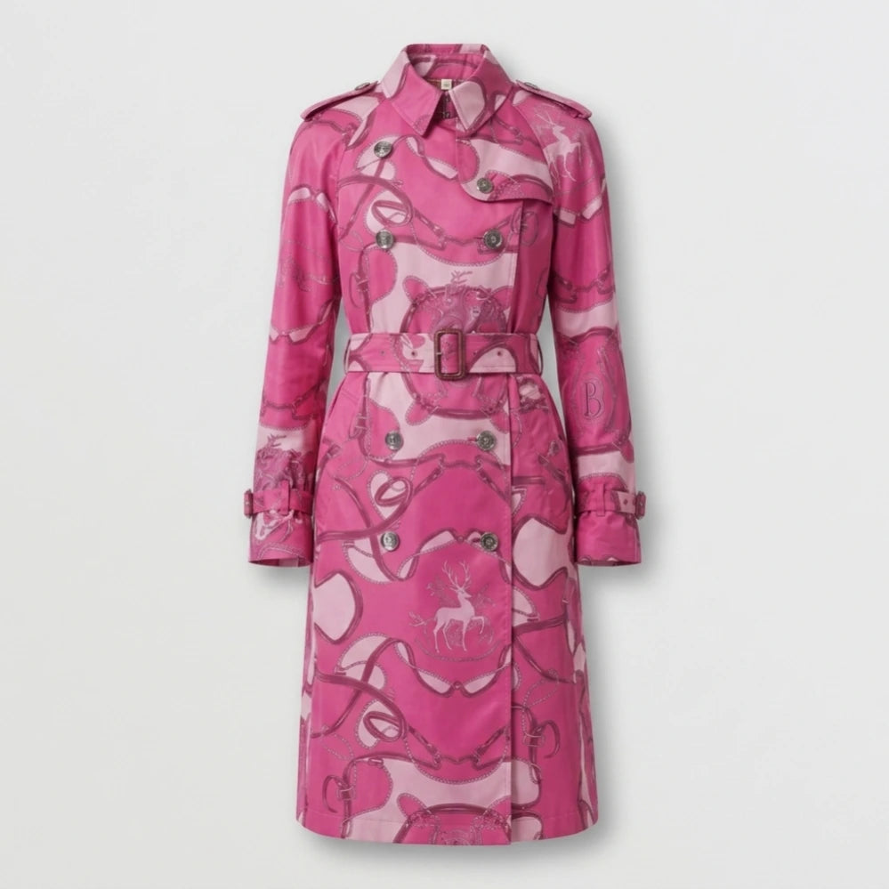 Elle 2026 Lexi Minetree Pink Graphic Coat
