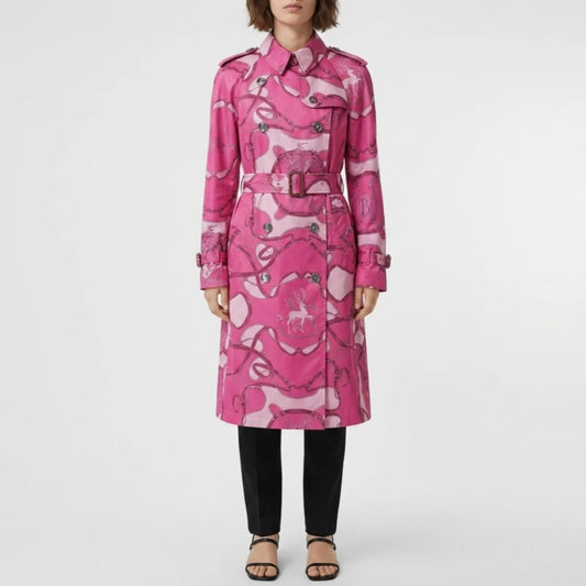 Elle 2026 Lexi Minetree Pink Graphic Coat