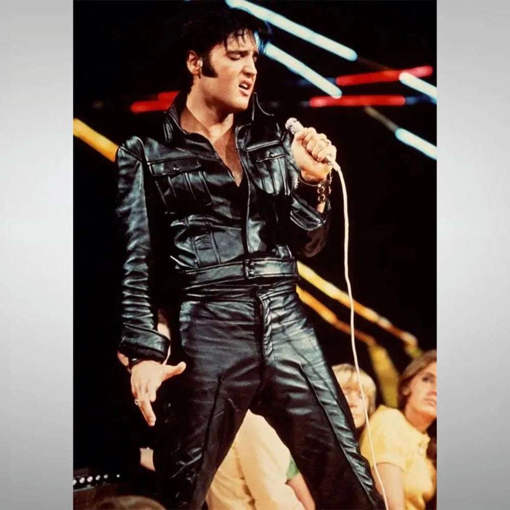 Elvis Presley leather suit