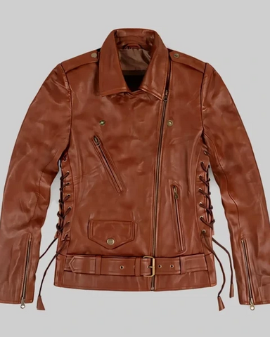 Emma Watson Biker Leather Jacket