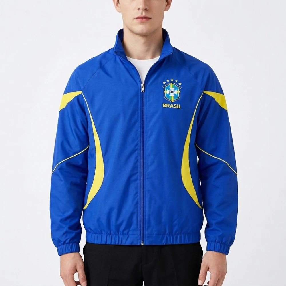 FIFA World Cup 2026 Brazil Anthem Blue Jacket for Sale