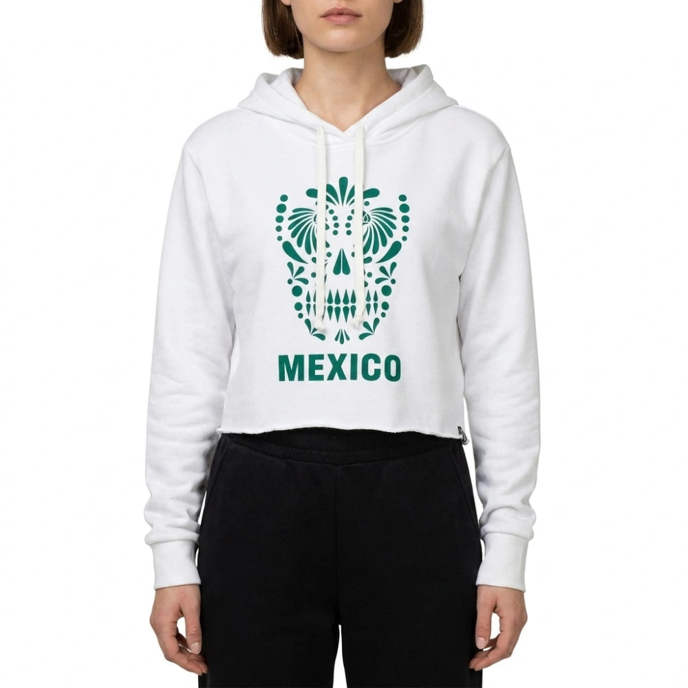 FIFA World Cup 2026 Mexico Crop Hoodie