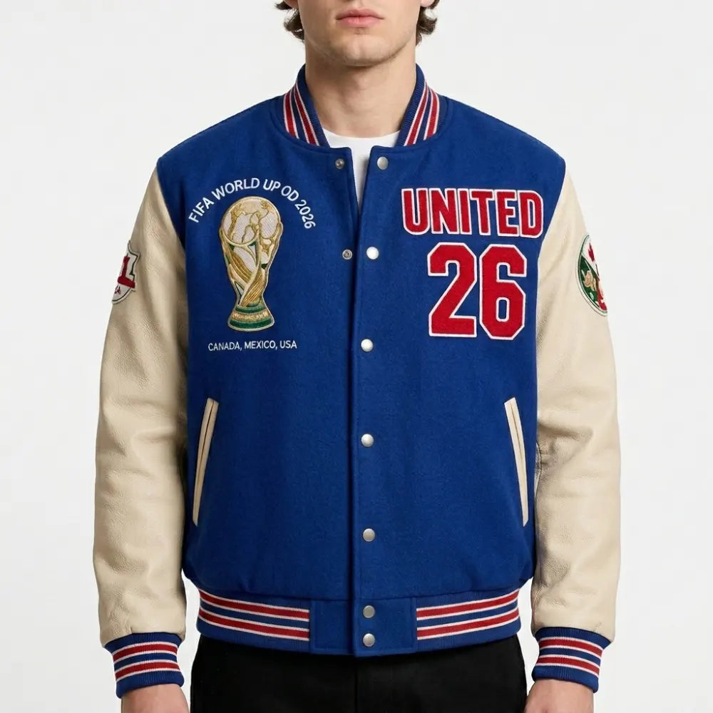 FIFA World Cup UNITED 26 Varsity Jacket for Sale