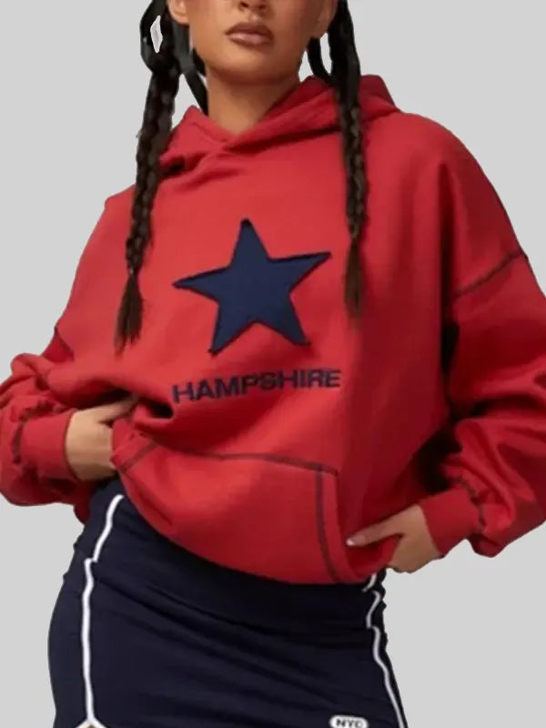 Factorie-Red-Pullover-Hoodie