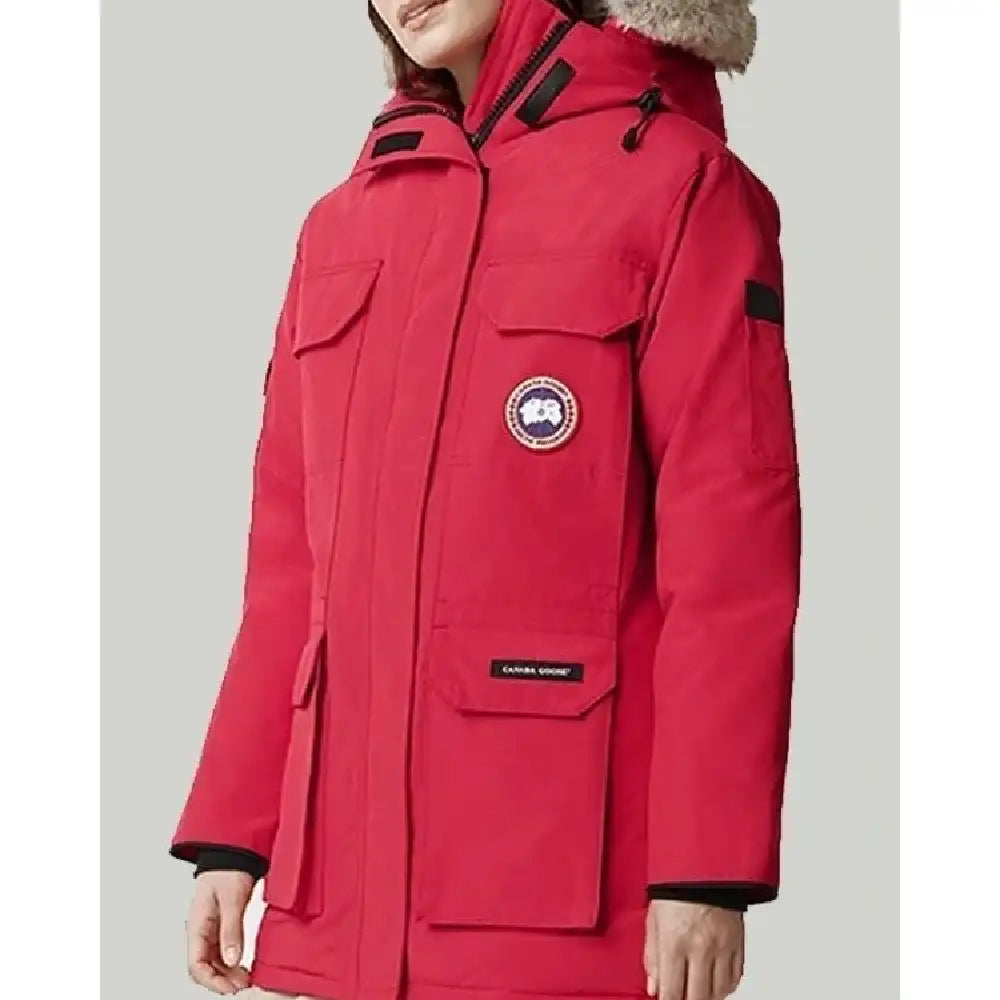 Red Parka Jacket Canada Goose
