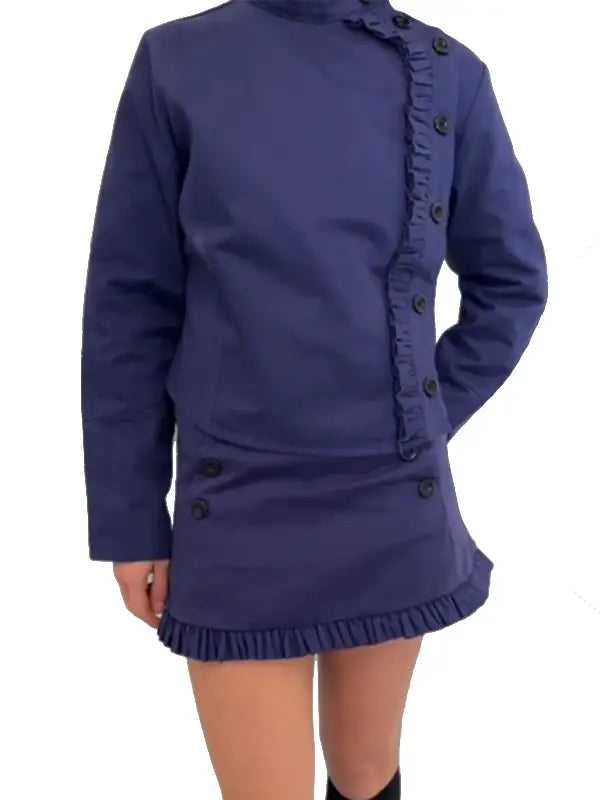 Frill-Fencing-Jacket-Blue