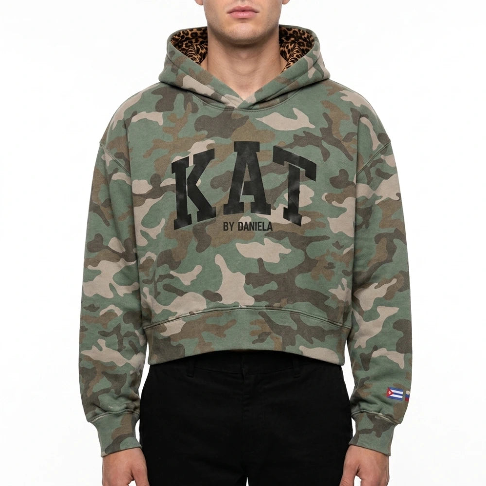 GAP KATSEYE Daniela Camo Graphic Hoodie