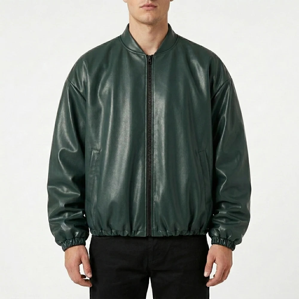 Garrett Graham Off Campus Belmont Cameli Leather Jacket